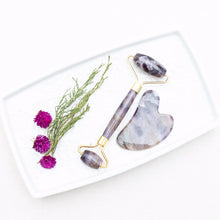 Cargar imagen en el visor de la galería, Set de Roller Facial y Gua Sha