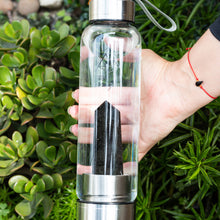 Cargar imagen en el visor de la galería, Botella para Agua con Obsidiana Negra