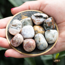 Cargar imagen en el visor de la galería, Jaspe Oceano Tamboreado