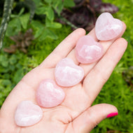 Cuarzo Rosa en Corazón