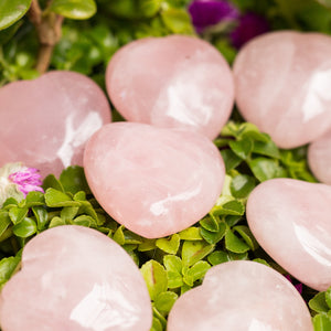 Cuarzo Rosa en Corazón